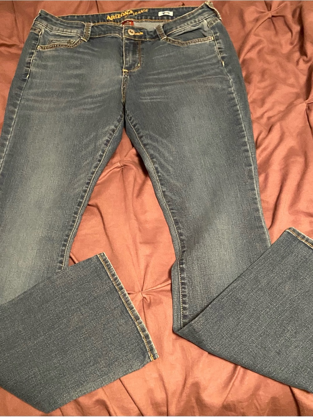 Arizona Jean Company Women’s Mid Wash Blue Bootcut Jeans